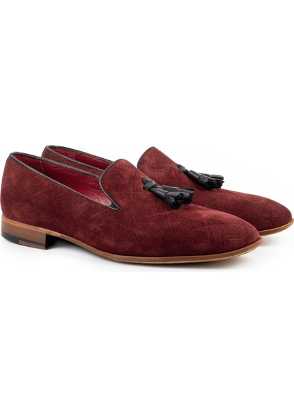 Hekla Püsküllü Mikrolight Taban Loafer Hakiki Deri Süet Erkek Klasik Ayakkabı