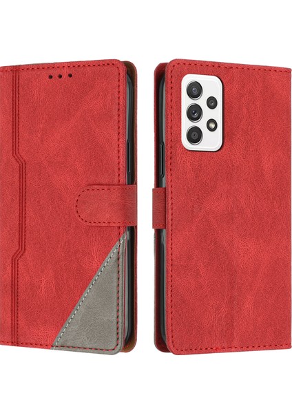 Samsung Galaxy A73 5g Flip Cover Cüzdan Telefon Kılıfı ile Uyumlu, Kart Yuvalı ve Kickstand Fonksiyonlu (Yurt Dışından)