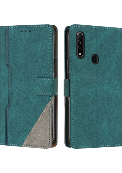 Oppo A31 2020/A8 Flip Cover Cüzdan Telefon Kılıfı ile Uyumlu, Kart Yuvalı ve Kickstand Fonksiyonlu (Yurt Dışından)