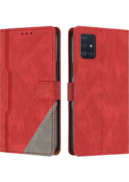 Samsung Galaxy A51 5g Flip Cover Cüzdan Telefon Kılıfı ile Uyumlu, Kart Yuvalı ve Kickstand Fonksiyonlu (Yurt Dışından)