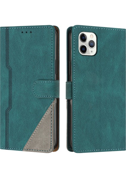 iPhone 11 Pro Max Flip Cover Cüzdan Telefon Kılıfı ile Uyumlu, Kart Yuvalı ve Kickstand Fonksiyonlu (Yurt Dışından)