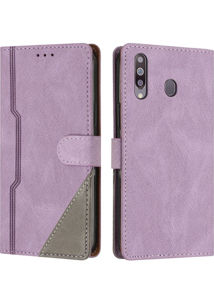 Samsung Galaxy A20S Flip Cover Cüzdan Telefon Kılıfı ile Uyumlu, Kart Yuvalı ve Kickstand Fonksiyonlu (Yurt Dışından)