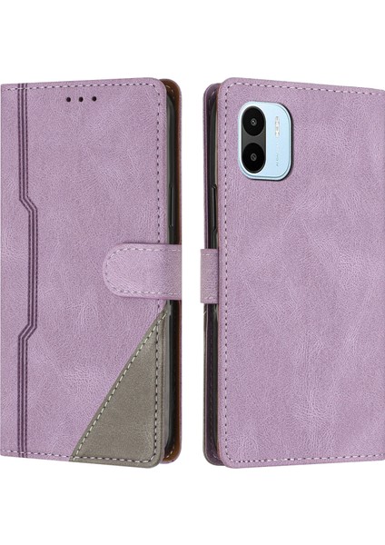 Xiaomi Redmi A1 Flip Cover Cüzdan Telefon Kılıfı ile Uyumlu, Kart Yuvalı ve Kickstand Fonksiyonlu (Yurt Dışından)