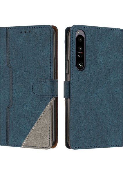 Sony Xperia 1 Iv Flip Cover Cüzdan Telefon Kılıfı ile Uyumlu, Kart Yuvalı ve Kickstand Fonksiyonlu (Yurt Dışından)