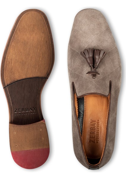 Hekla Püsküllü Mikrolight Taban Loafer Hakiki Deri Süet Erkek Klasik Ayakkabı fırsatları