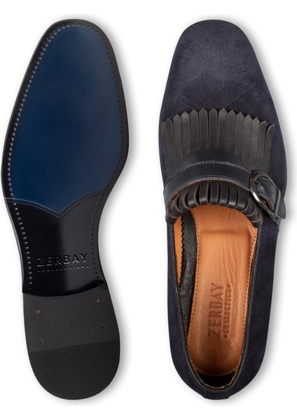 Neblina Püsküllü Mikrolight Taban Loafer Hakiki Deri Süet Erkek Klasik Ayakkabı, Monkstrap fırsatları