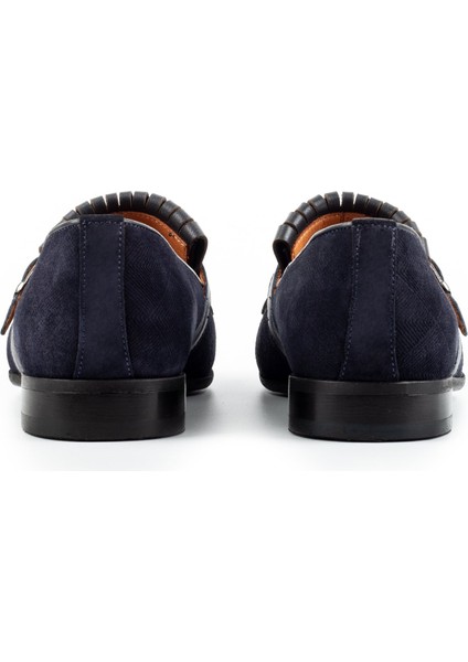 Neblina Püsküllü Mikrolight Taban Loafer Hakiki Deri Süet Erkek Klasik Ayakkabı, Monkstrap indirimleri