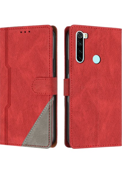 Xiaomi Redmi Note 8 Flip Cover Cüzdan Telefon Kılıfı ile Uyumlu, Kart Yuvalı ve Kickstand Fonksiyonlu (Yurt Dışından)