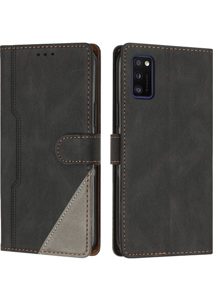 Samsung Galaxy A41 Flip Cover Cüzdan Telefon Kılıfı ile Uyumlu, Kart Yuvalı ve Kickstand Fonksiyonlu (Yurt Dışından)