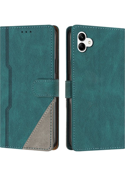 Samsung Galaxy A04E Flip Cover Cüzdan Telefon Kılıfı ile Uyumlu, Kart Yuvalı ve Kickstand Fonksiyonlu (Yurt Dışından)