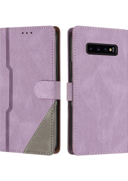 Samsung Galaxy S10 Flip Cover Cüzdan Telefon Kılıfı ile Uyumlu, Kart Yuvalı ve Kickstand Fonksiyonlu (Yurt Dışından)