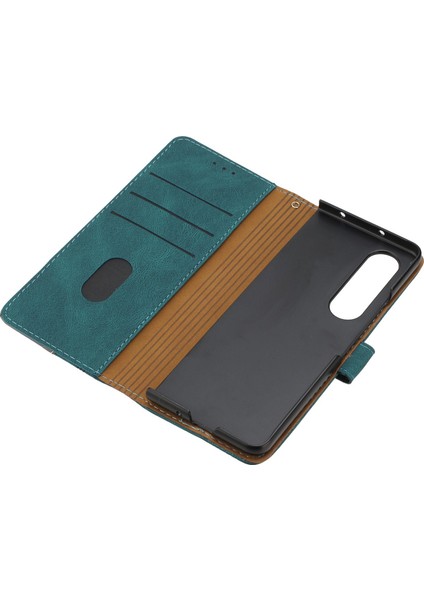 Samsung Galaxy Z Fold 3 Flip Cover Cüzdan Telefon Kılıfı ile Uyumlu, Kart Yuvalı ve Kickstand Fonksiyonlu (Yurt Dışından) indirimleri
