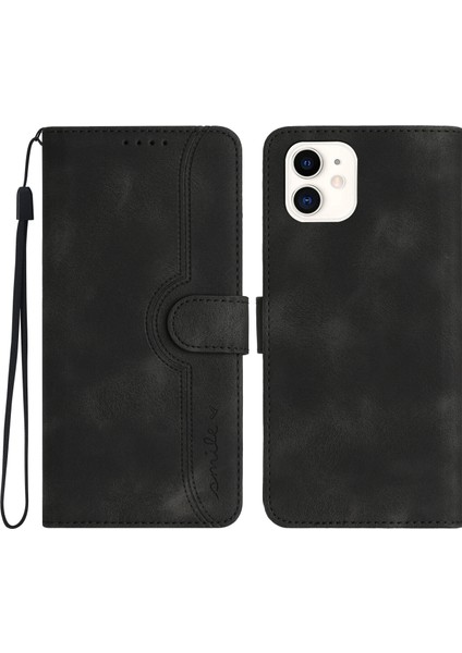 Ile Uyumlu iPhone 11 Dahili Mıknatıs Kapaklı Premium Pu Deri Cüzdan Telefon Kılıfı (Yurt Dışından)
