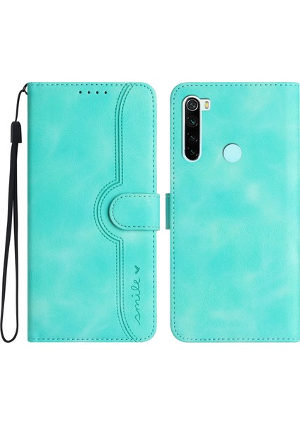 Ile Uyumlu Xiaomi Redmi Note 8 Dahili Mıknatıs Kapaklı Premium Pu Deri Cüzdan Telefon Kılıfı (Yurt Dışından)