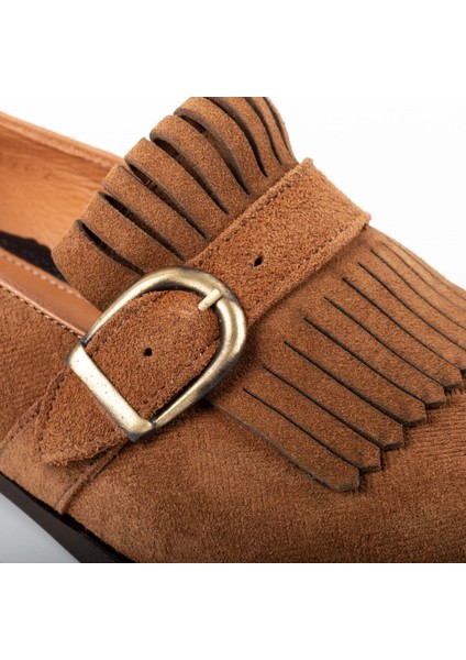 Neblina Püsküllü Mikrolight Taban Loafer Hakiki Deri Süet Erkek Klasik Ayakkabı, Monkstrap modelleri