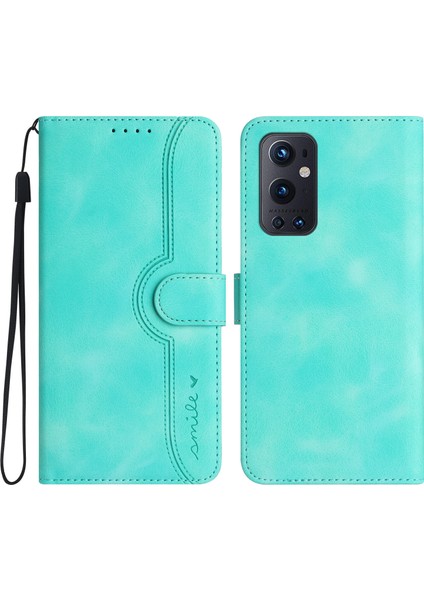 Ile Uyumlu Oneplus 9 Pro Dahili Mıknatıs Kapaklı Premium Pu Deri Cüzdan Telefon Kılıfı (Yurt Dışından)