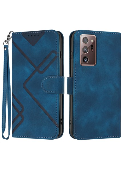 Durumda Samsung Galaxy Note 20 Ultraiçin Kılıf Kapaklı Cüzdan Pu Deri Manyetik Telefon Kılıfı Kart Yuvası Standlı (Yurt Dışından)