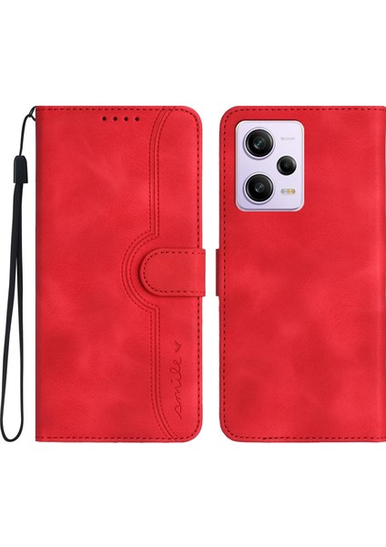 Ile Uyumlu Xiaomi Redmi Note 12 Pro 5g Dahili Mıknatıs Kapaklı Premium Pu Deri Cüzdan Telefon Kılıfı (Yurt Dışından)