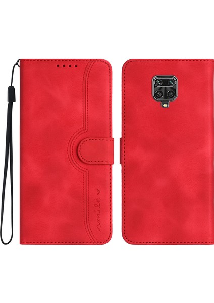 Ile Uyumlu Xiaomi Redmi Note 9 Pro/9s Dahili Mıknatıs Kapaklı Premium Pu Deri Cüzdan Telefon Kılıfı (Yurt Dışından)