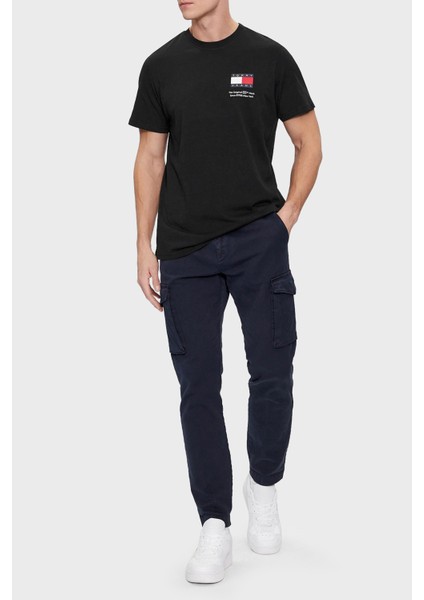 Pamuklu Slim Fit Bisiklet Yaka T Shirt Erkek T Shirt DM0DM18263 Bds