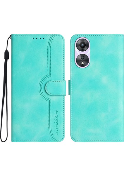 Ile Uyumlu Oppo A58 Dahili Mıknatıs Kapaklı Premium Pu Deri Cüzdan Telefon Kılıfı (Yurt Dışından)