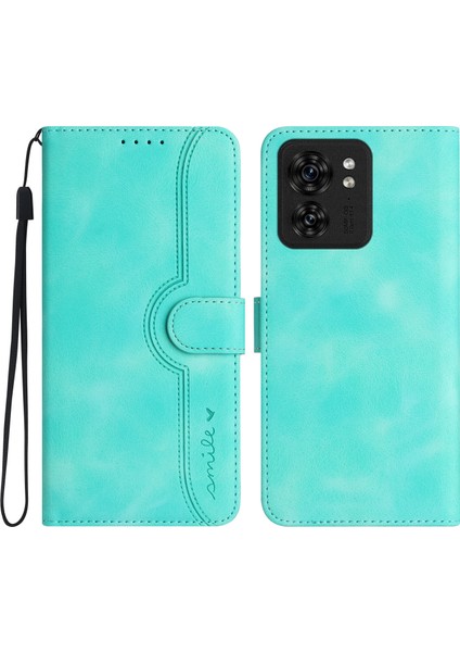 Ile Uyumlu Motorola Edge 40 Dahili Mıknatıs Kapaklı Premium Pu Deri Cüzdan Telefon Kılıfı (Yurt Dışından)