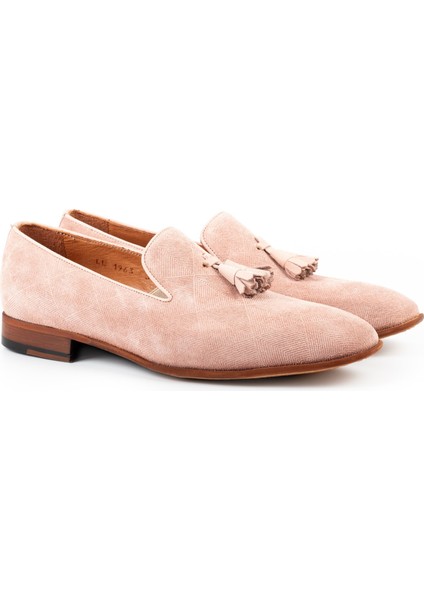 Hekla Püsküllü Mikrolight Taban Loafer Hakiki Deri Süet Erkek Klasik Ayakkabı