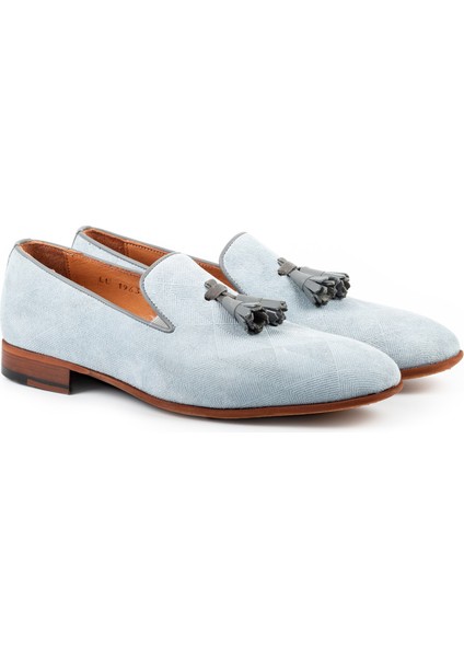 Hekla Püsküllü Mikrolight Taban Loafer Hakiki Deri Süet Erkek Klasik Ayakkabı