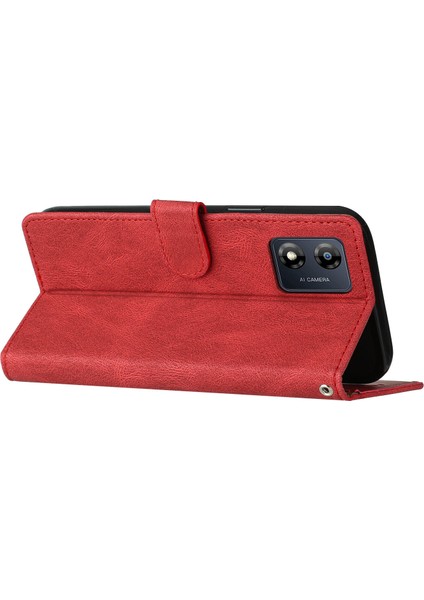 Motorola Moto E13 Flip Cover Cüzdan Telefon Kılıfı ile Uyumlu, Kart Yuvalı ve Kickstand Fonksiyonlu (Yurt Dışından) fırsatları