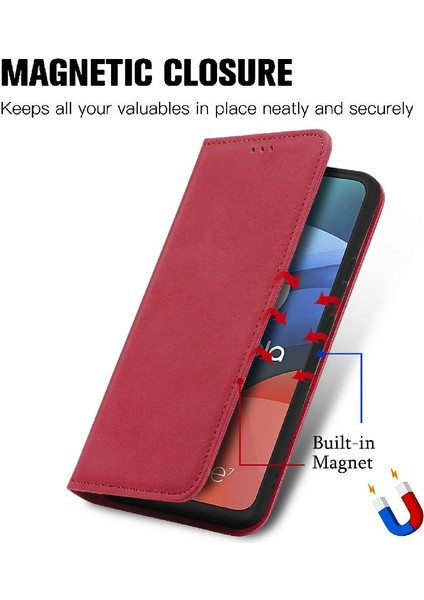 Moto E7 Fermuar Basit Iş Kordon Cüzdan Deri Çanta Için Kılıf (Yurt Dışından) fiyatları