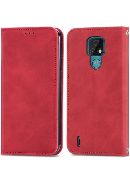 Moto E7 Fermuar Basit Iş Kordon Cüzdan Deri Çanta Için Kılıf (Yurt Dışından) indirimleri