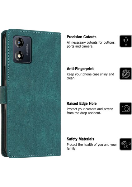 Motorola Moto E13 Flip Cover Cüzdan Telefon Kılıfı ile Uyumlu, Kart Yuvalı ve Kickstand Fonksiyonlu (Yurt Dışından) fırsatları