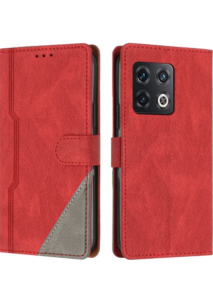 Oneplus 10 Pro 5g Flip Cover Cüzdan Telefon Kılıfı ile Uyumlu, Kart Yuvalı ve Kickstand Fonksiyonlu (Yurt Dışından)