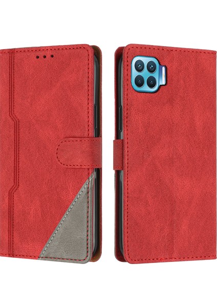 Oppo A93 4g Flip Cover Cüzdan Telefon Kılıfı ile Uyumlu, Kart Yuvalı ve Kickstand Fonksiyonlu (Yurt Dışından)