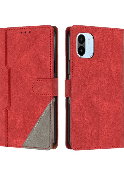 Xiaomi Redmi A1 Flip Cover Cüzdan Telefon Kılıfı ile Uyumlu, Kart Yuvalı ve Kickstand Fonksiyonlu (Yurt Dışından)