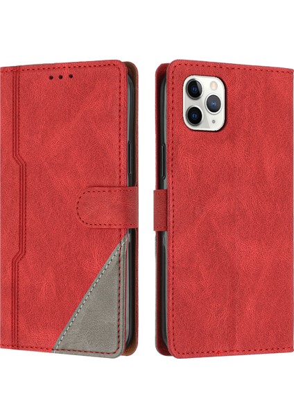 iPhone 11 Pro Flip Cover Cüzdan Telefon Kılıfı ile Uyumlu, Kart Yuvalı ve Kickstand Fonksiyonlu (Yurt Dışından)