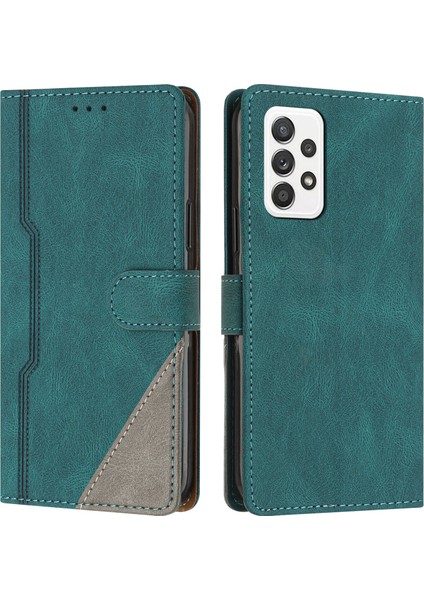 Samsung Galaxy A72 Flip Cover Cüzdan Telefon Kılıfı ile Uyumlu, Kart Yuvalı ve Kickstand Fonksiyonlu (Yurt Dışından)