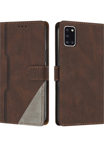 Samsung Galaxy A31 Flip Cover Cüzdan Telefon Kılıfı ile Uyumlu, Kart Yuvalı ve Kickstand Fonksiyonlu (Yurt Dışından)
