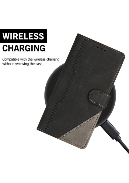 iPhone 15 Pro Max Flip Cover Cüzdan Telefon Kılıfı ile Uyumlu, Kart Yuvalı ve Kickstand Fonksiyonlu (Yurt Dışından)