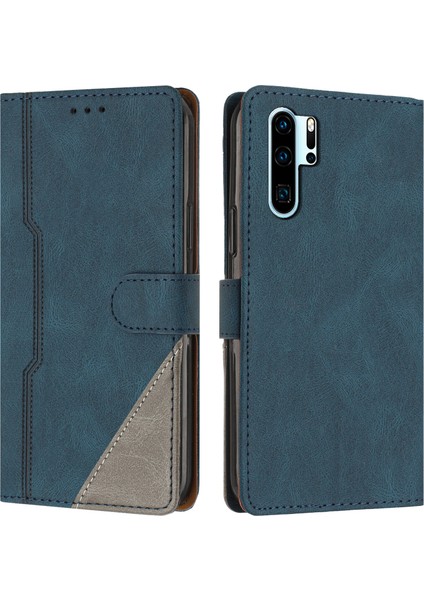 Huawei P30 Pro Flip Cover Cüzdan Telefon Kılıfı ile Uyumlu, Kart Yuvalı ve Kickstand Fonksiyonlu (Yurt Dışından)