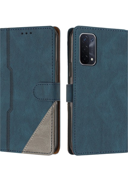 Oppo A74 5G/A54 5g Flip Cover Cüzdan Telefon Kılıfı ile Uyumlu, Kart Yuvalı ve Kickstand Fonksiyonlu (Yurt Dışından)
