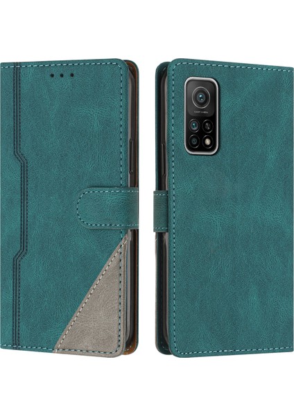 Xiaomi 10T/10T Pro Flip Cover Cüzdan Telefon Kılıfı ile Uyumlu, Kart Yuvalı ve Kickstand Fonksiyonlu (Yurt Dışından)