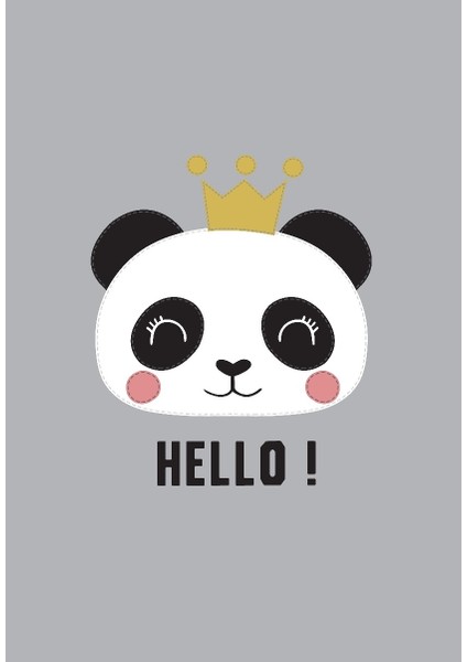 Yıkanabilir Kaymaz Taban Bambu Pamuk Dokuma Halı Hello Panda Desenli Çocuk Halısı fiyatları