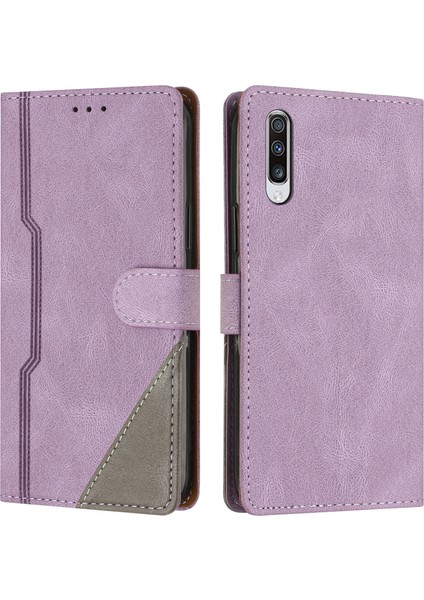 Samsung Galaxy A50/A50S/A30S Flip Cover Cüzdan Telefon Kılıfı ile Uyumlu, Kart Yuvalı ve Kickstand Fonksiyonlu (Yurt Dışından)