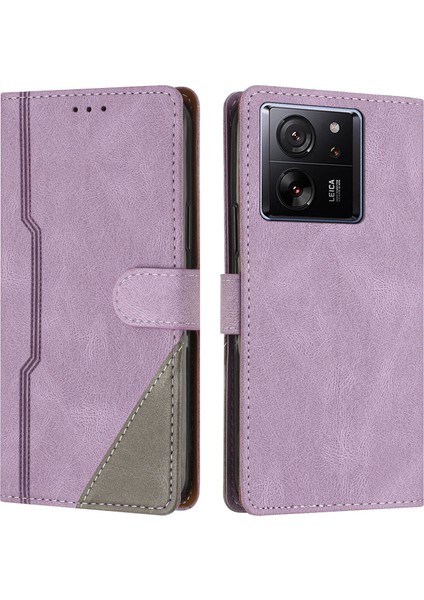 Xiaomi 13T/13T Pro Flip Cover Cüzdan Telefon Kılıfı ile Uyumlu, Kart Yuvalı ve Kickstand Fonksiyonlu (Yurt Dışından)