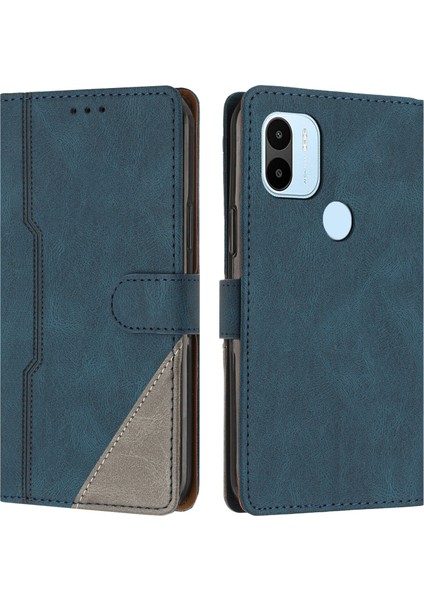 Xiaomi Redmi A1 Plus Flip Cover Cüzdan Telefon Kılıfı ile Uyumlu, Kart Yuvalı ve Kickstand Fonksiyonlu (Yurt Dışından)