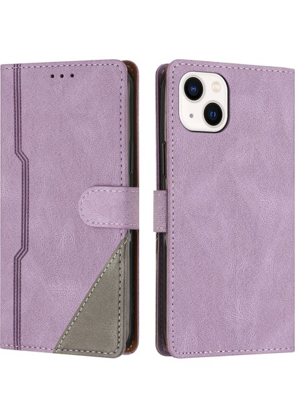 iPhone 14 Plus Flip Cover Cüzdan Telefon Kılıfı ile Uyumlu, Kart Yuvalı ve Kickstand Fonksiyonlu (Yurt Dışından)