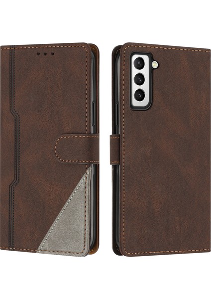 Samsung Galaxy S21 Fe Flip Cover Cüzdan Telefon Kılıfı ile Uyumlu, Kart Yuvalı ve Kickstand Fonksiyonlu (Yurt Dışından)