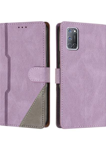 Oppo A92/A72/A52 Flip Cover Cüzdan Telefon Kılıfı ile Uyumlu, Kart Yuvalı ve Kickstand Fonksiyonlu (Yurt Dışından)