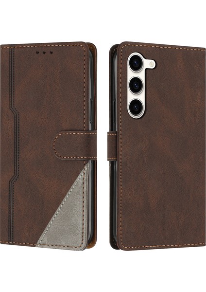 Samsung Galaxy S23 Flip Cover Cüzdan Telefon Kılıfı ile Uyumlu, Kart Yuvalı ve Kickstand Fonksiyonlu (Yurt Dışından)